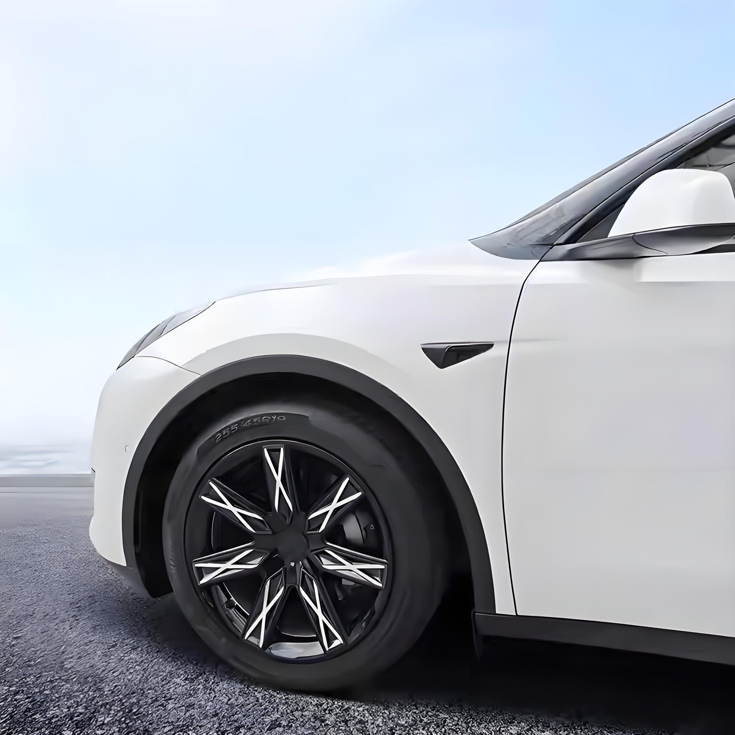 TESERY 19″ Double Star Wheel Cover for Tesla Model Y