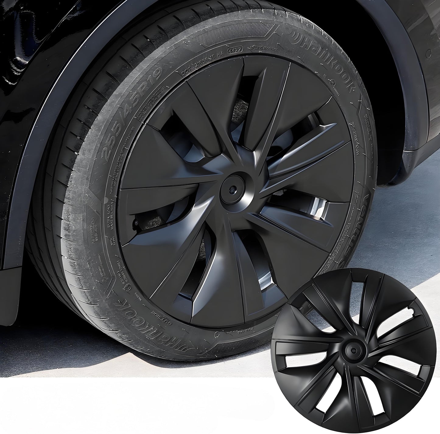 TESERY 19″ Gemini Dark Wheels Cover for Tesla Model Y (4PCS)