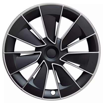 TESERY 19″ Gemini Wheel Hubcap for Tesla Model Y (4PCS)
