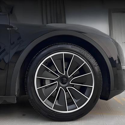 TESERY 19″ Gemini Wheel Hubcap for Tesla Model Y (4PCS)