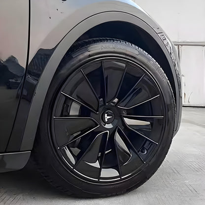 TESERY 19″ Gemini Wheel Hubcap for Tesla Model Y (4PCS)