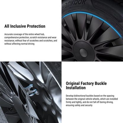 TESERY 19″ Performance Hub Caps For Tesla Model Y (4PCS)