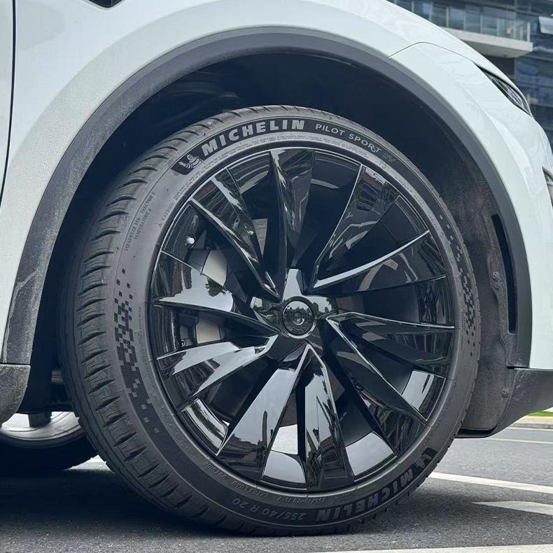 TESERY 20″ Helix Wheel Covers for Model Y Juniper