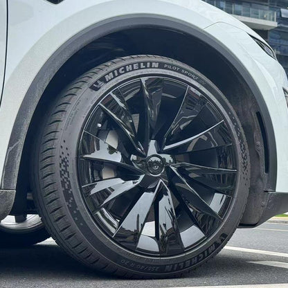 TESERY 20″ Helix Wheel Covers for Model Y Juniper