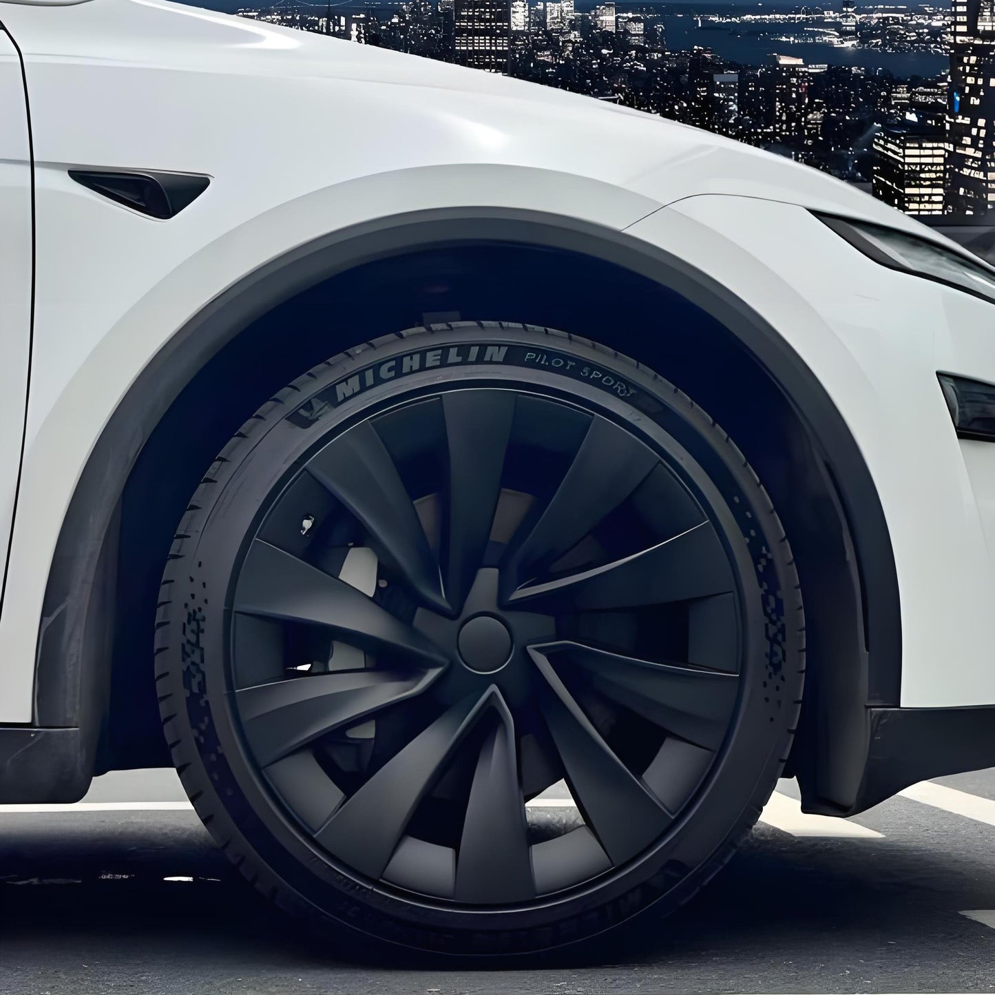 TESERY 20″ Helix Wheel Covers for Model Y Juniper