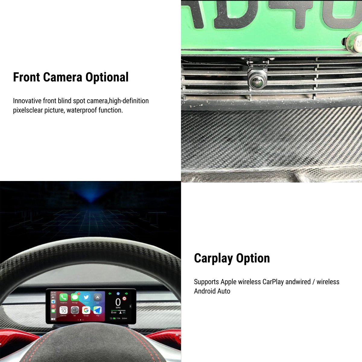 TESERY 6.2'' Dashboard Screen Display for Tesla Model 3 / Model Y