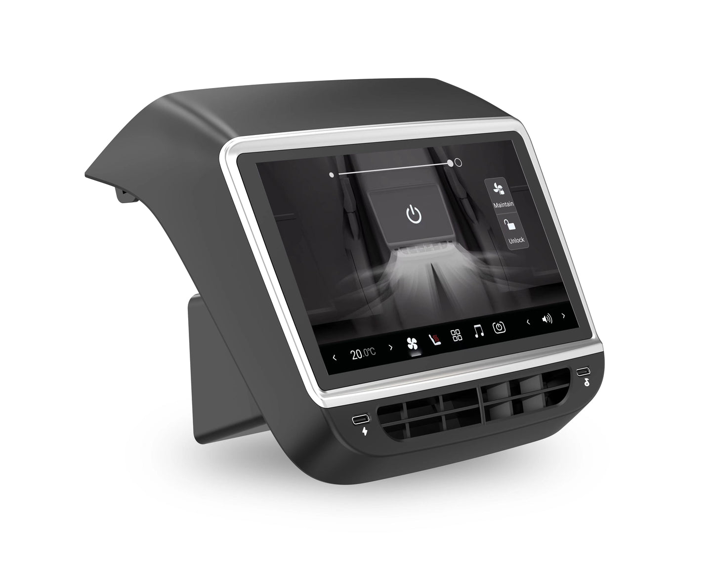 TESERY 7 Inch Rear Entertainment & Climate Control Screen for Tesla Model Y / 3