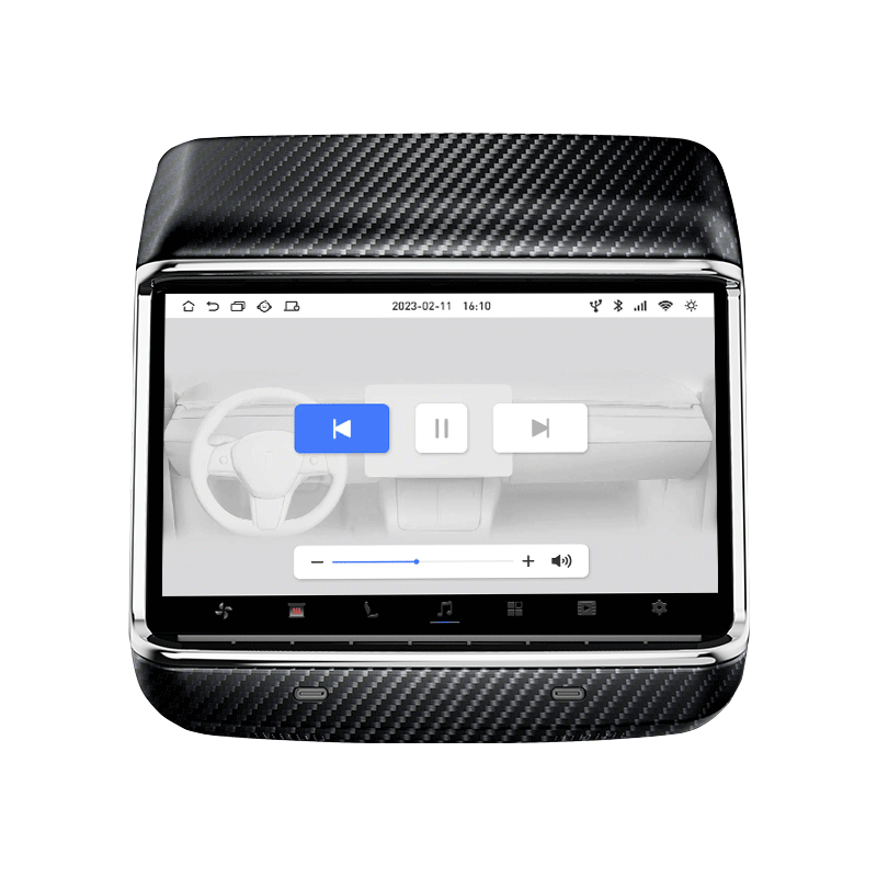 TESERY 7.2 Inch Rear Android Entertainment Touch Screen Display for Tesla Model Y / 3