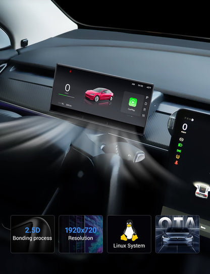 TESERY 9 Inch Screen Dashboard Display With Carplay & Android Auto for Model 3 / Model Y