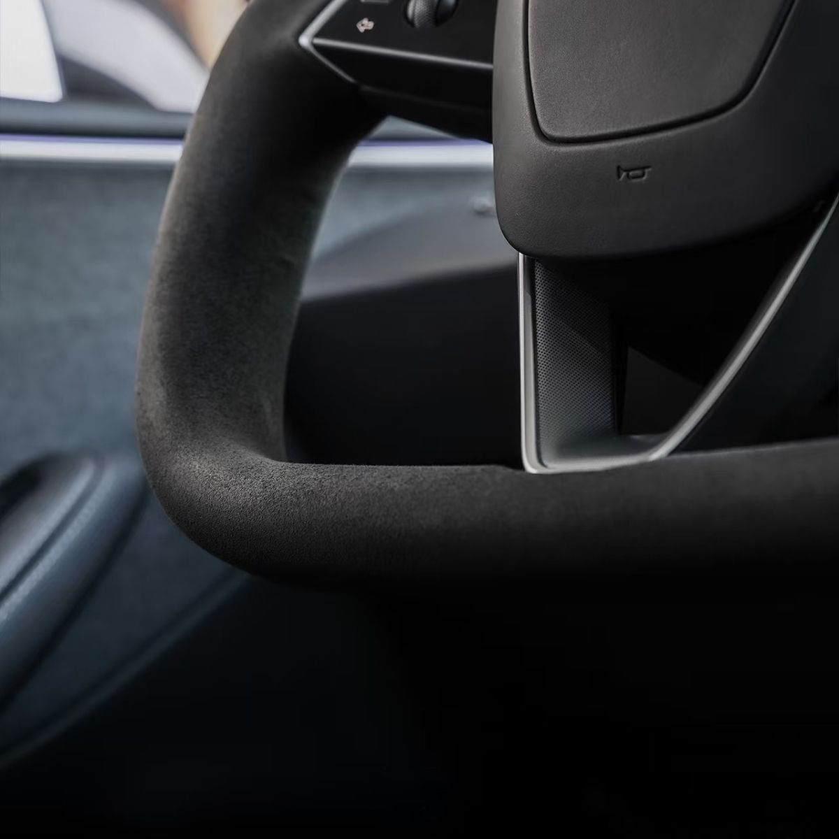 TESERY Alcantara Yoke Steering Wheel for Model 3 Highland & Model Y Juniper