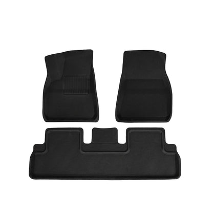 TESERY All Weather 3D Floor Mats for Tesla Model Y & Model 3 Highland