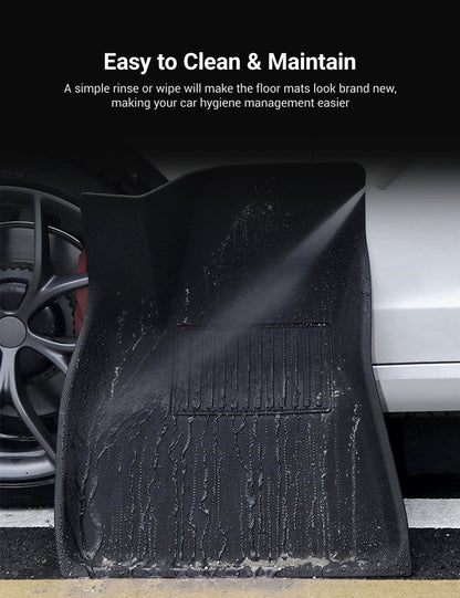 TESERY All Weather 3D Floor Mats for Tesla Model Y & Model 3 Highland