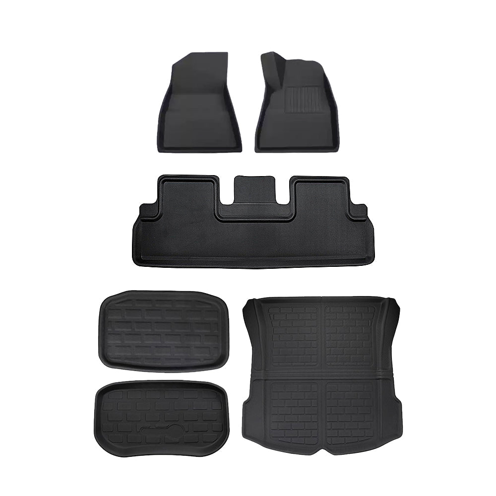 TESERY All Weather 3D Floor Mats for Tesla Model Y & Model 3 Highland
