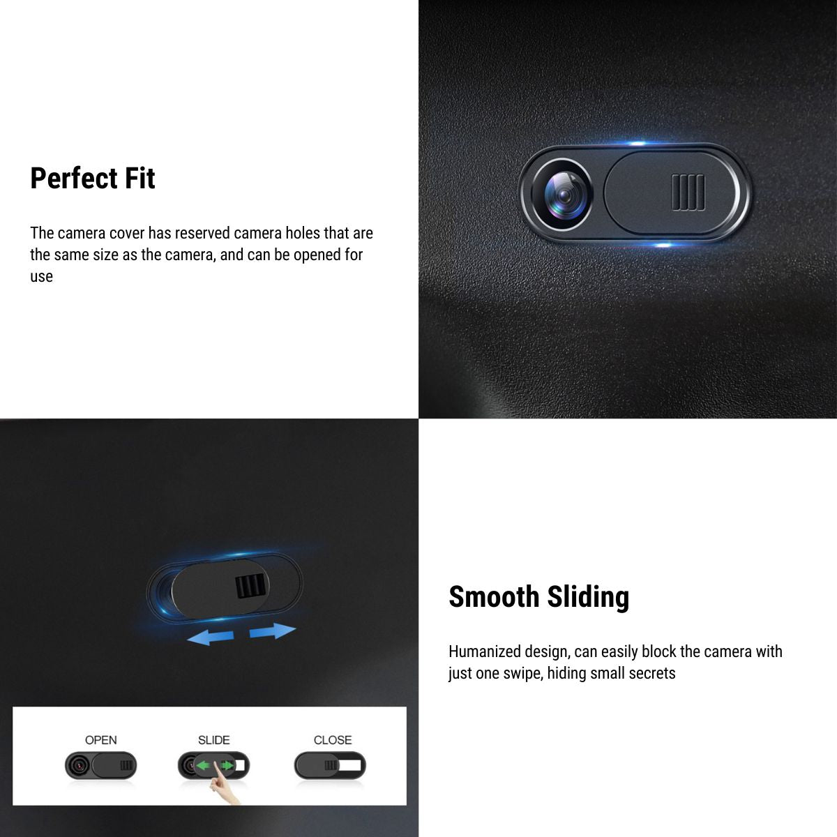 Tesery Camera Cover for Tesla Model 3 / Model Y (6 PCS)