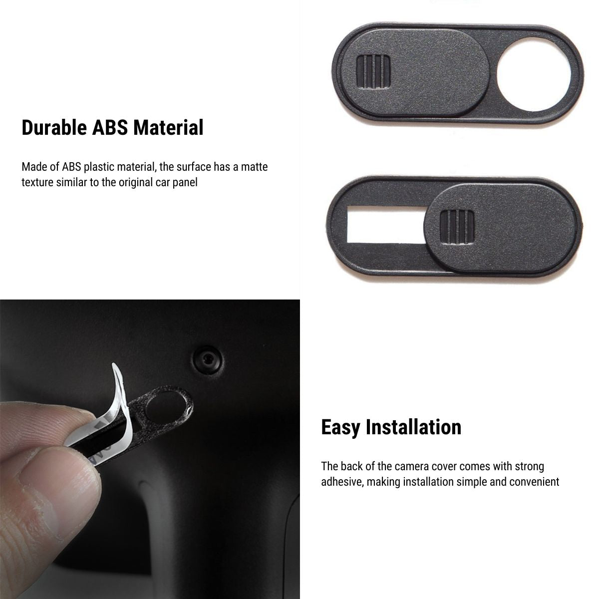 Tesery Camera Cover for Tesla Model 3 / Model Y (6 PCS)