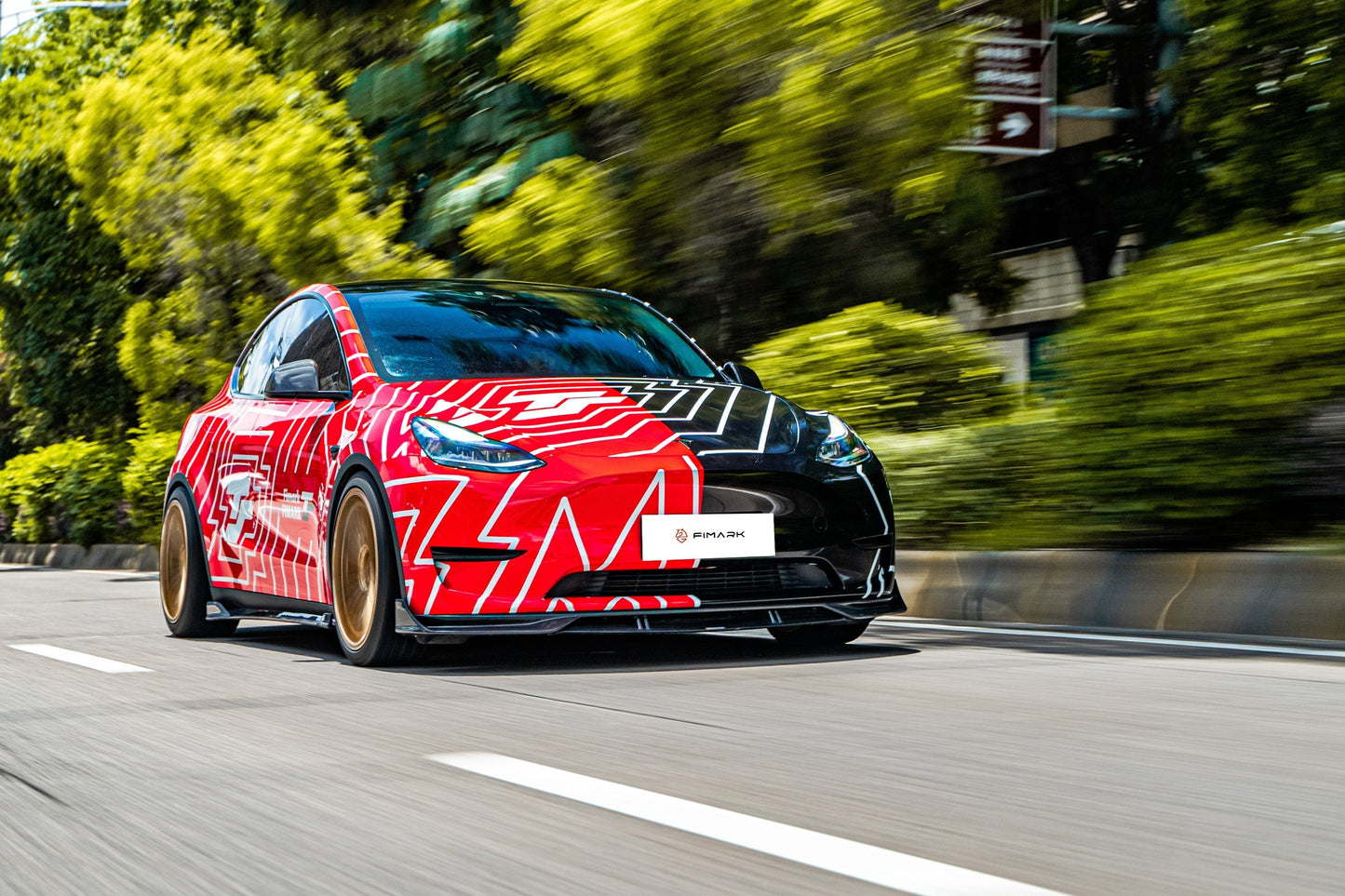 TESERY Carbon Fiber Front Lip for Tesla Model Y