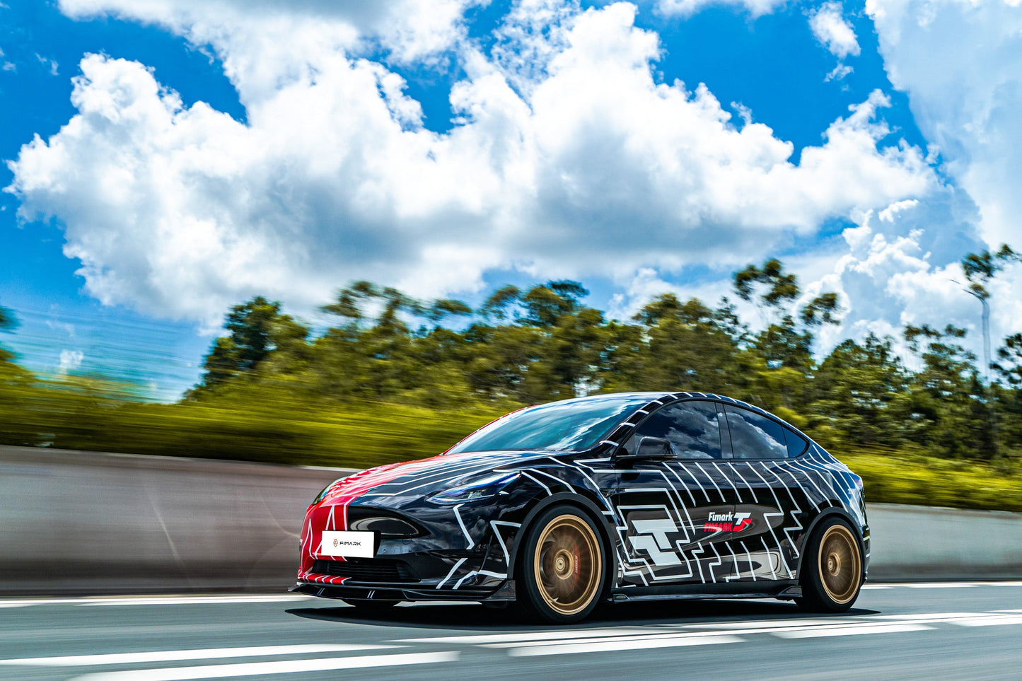 TESERY Carbon Fiber Front Lip for Tesla Model Y