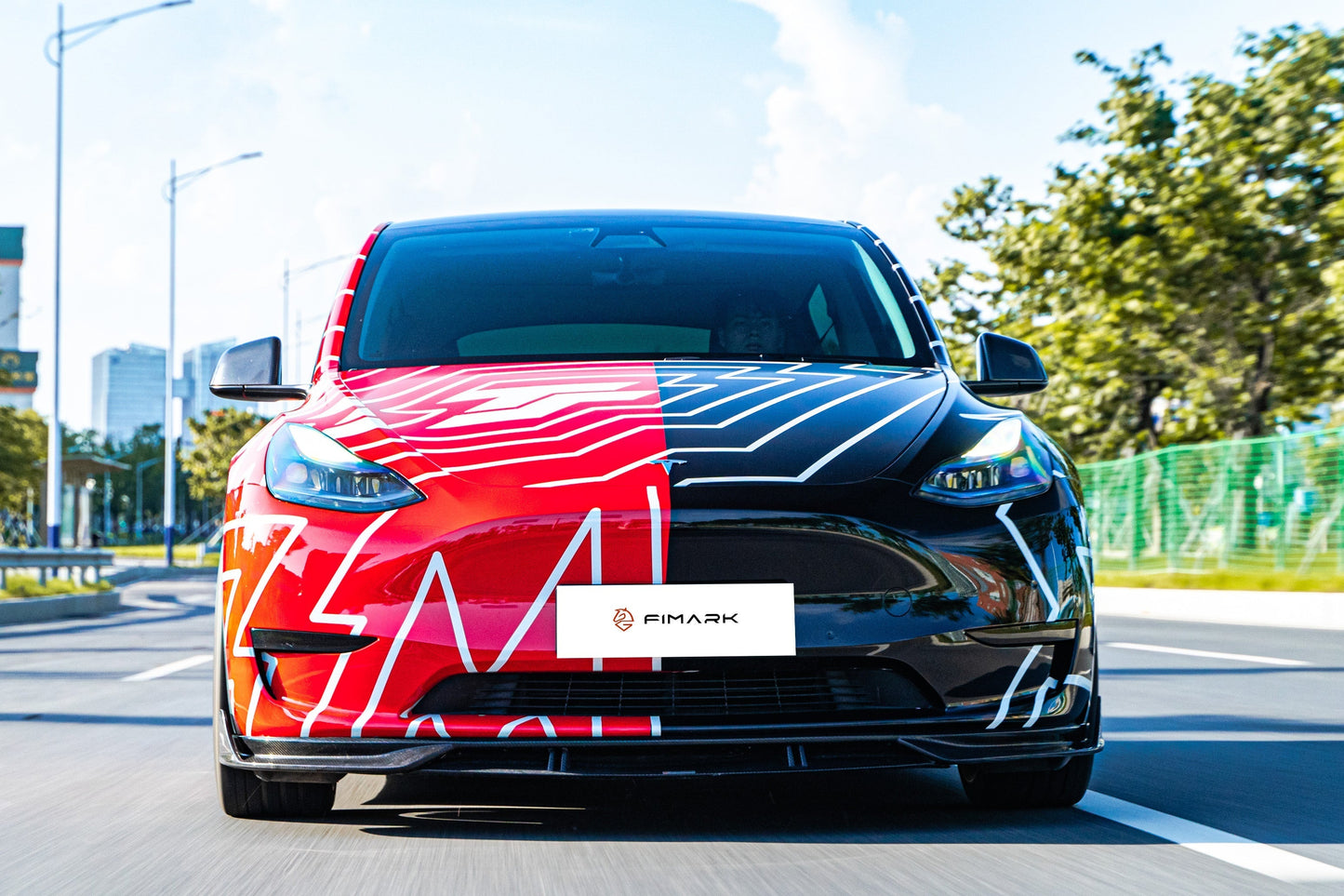 TESERY Carbon Fiber Front Lip for Tesla Model Y