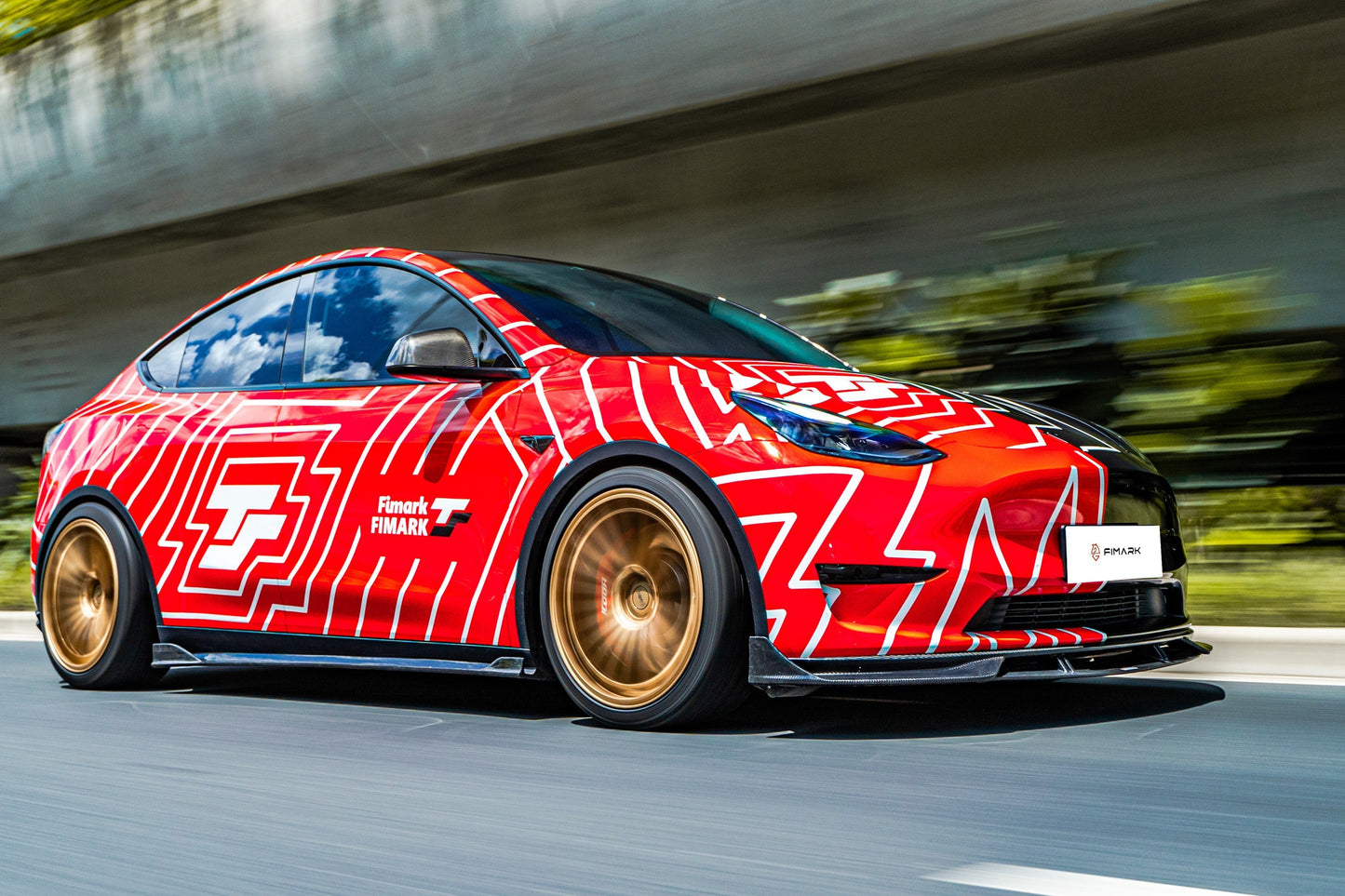 TESERY Carbon Fiber Front Lip for Tesla Model Y