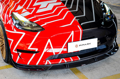 TESERY Carbon Fiber Front Lip for Tesla Model Y