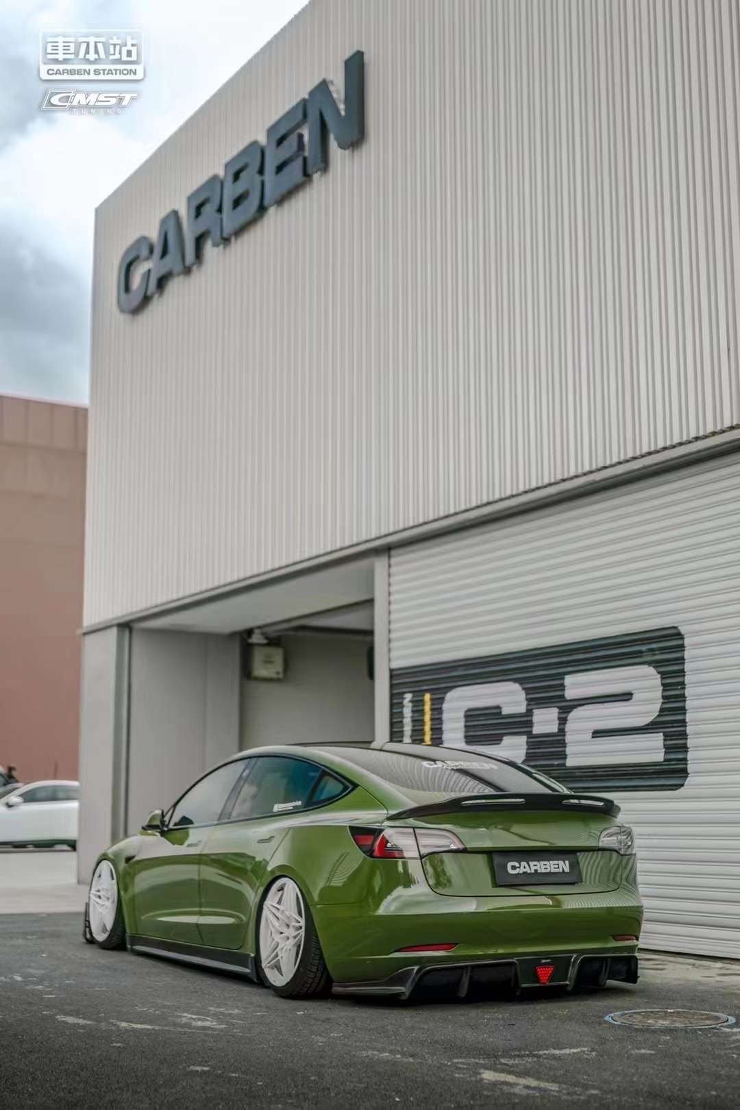 TESERY Carbon Fiber Rear Spoiler Ver.4 for Tesla Model 3