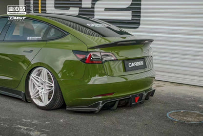 TESERY Carbon Fiber Rear Spoiler Ver.4 for Tesla Model 3