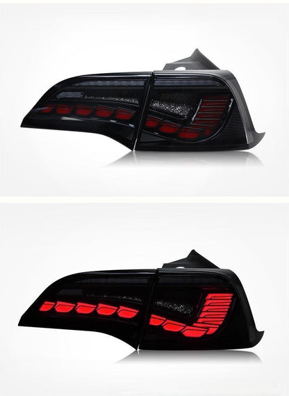 TESERY Dragon Scale Tail Lights for Model 3/Y