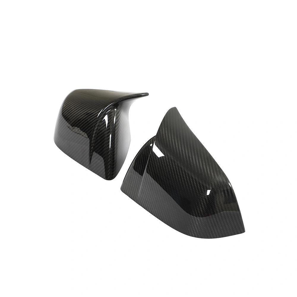 TESERY Mirror Caps for Model Y / 3 ( Sporty Style ) - Carbon Fiber Exterior Mods