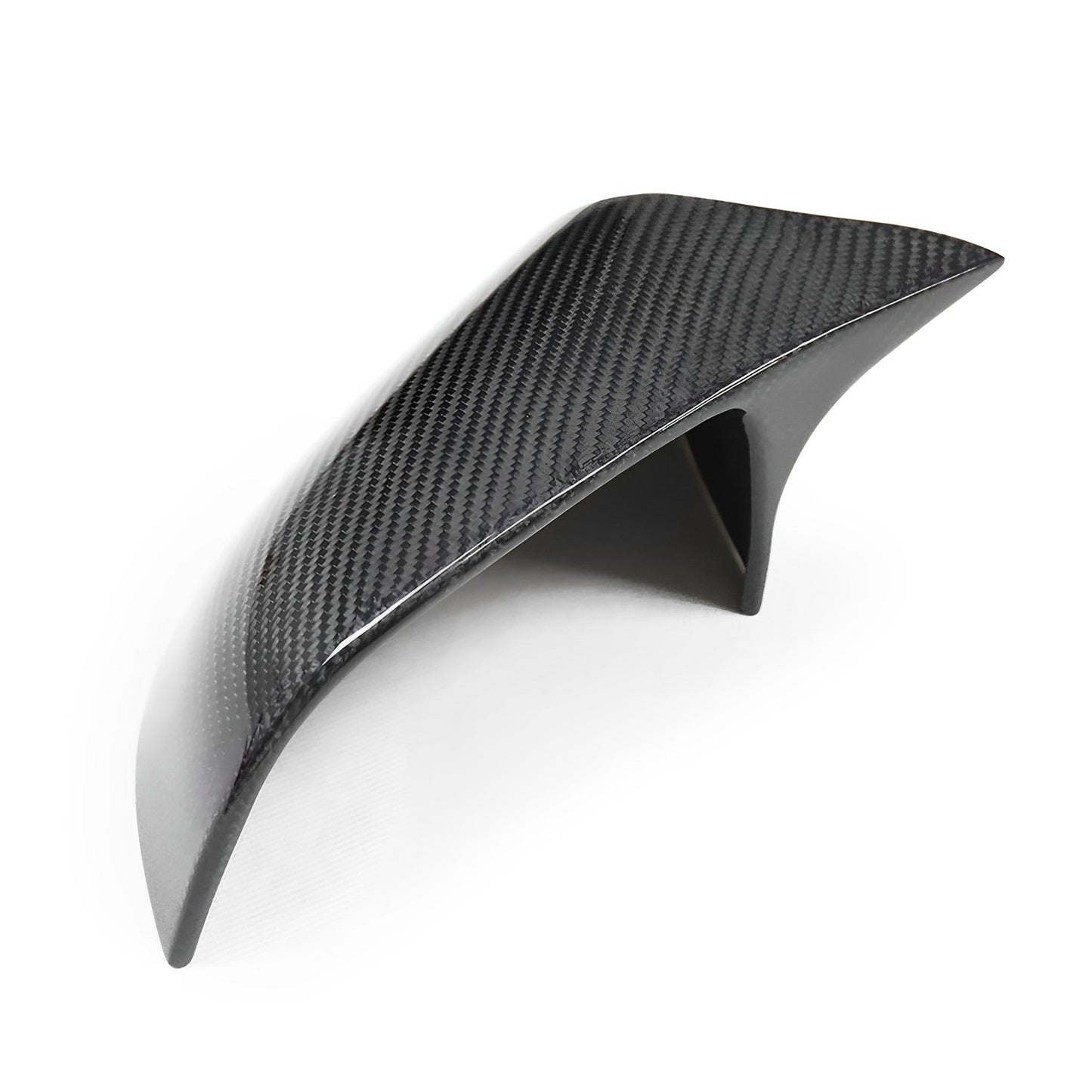 TESERY Mirror Caps for Model S / X ( Sporty Style ) - Dry Carbon Fiber Exterior Mods