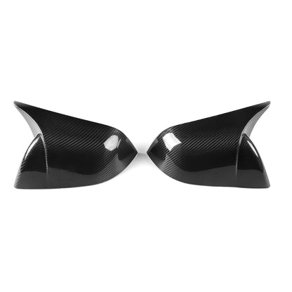 TESERY Mirror Caps for Model S / X ( Sporty Style ) - Dry Carbon Fiber Exterior Mods