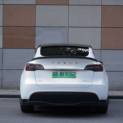 TESERY Model Y / 3 Spoiler V-Style - Carbon Fiber Exterior Mods