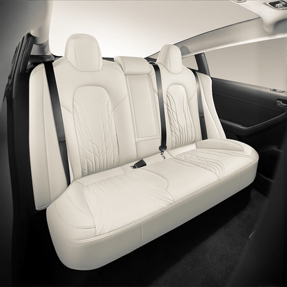 TESERY Nappa Leather Seat Covers for Model 3 Highland & Model Y Juniper