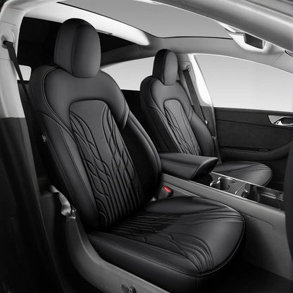 TESERY Nappa Leather Seat Covers for Model 3 Highland & Model Y Juniper