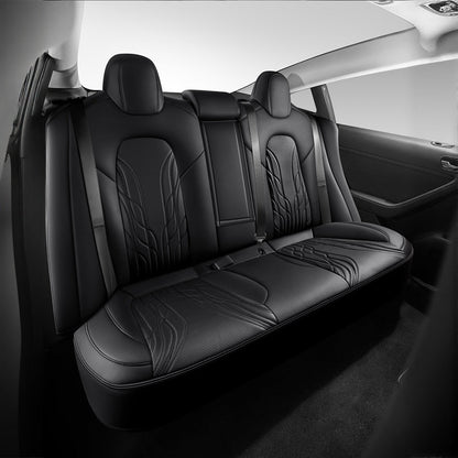 TESERY Nappa Leather Seat Covers for Model 3 Highland & Model Y Juniper