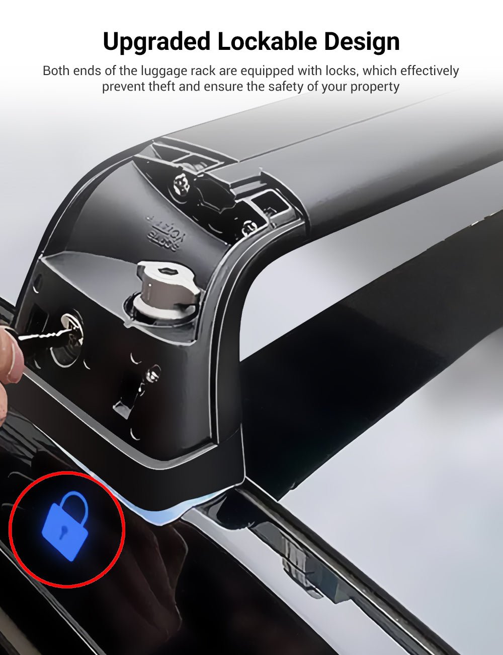 TESERY Roof Rack for Tesla Model 3 Highland / Model Y (Set of 2)