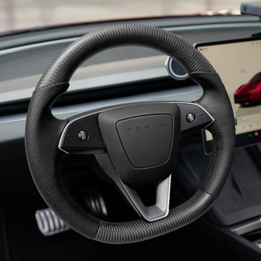 TESERY Sport Carbon Fiber Steering Wheel Replacement for Model 3 Highland & Model Y Juniper