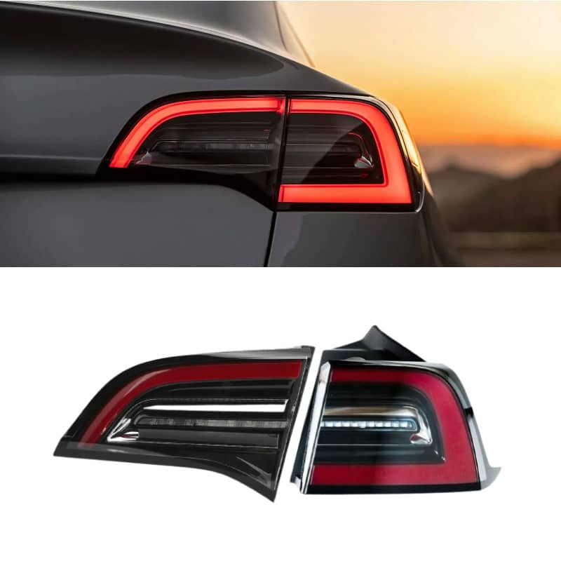 4 PIN Turn Brake Lamp & Inner Tail Light Replacement for Model 3/Y (21-24)