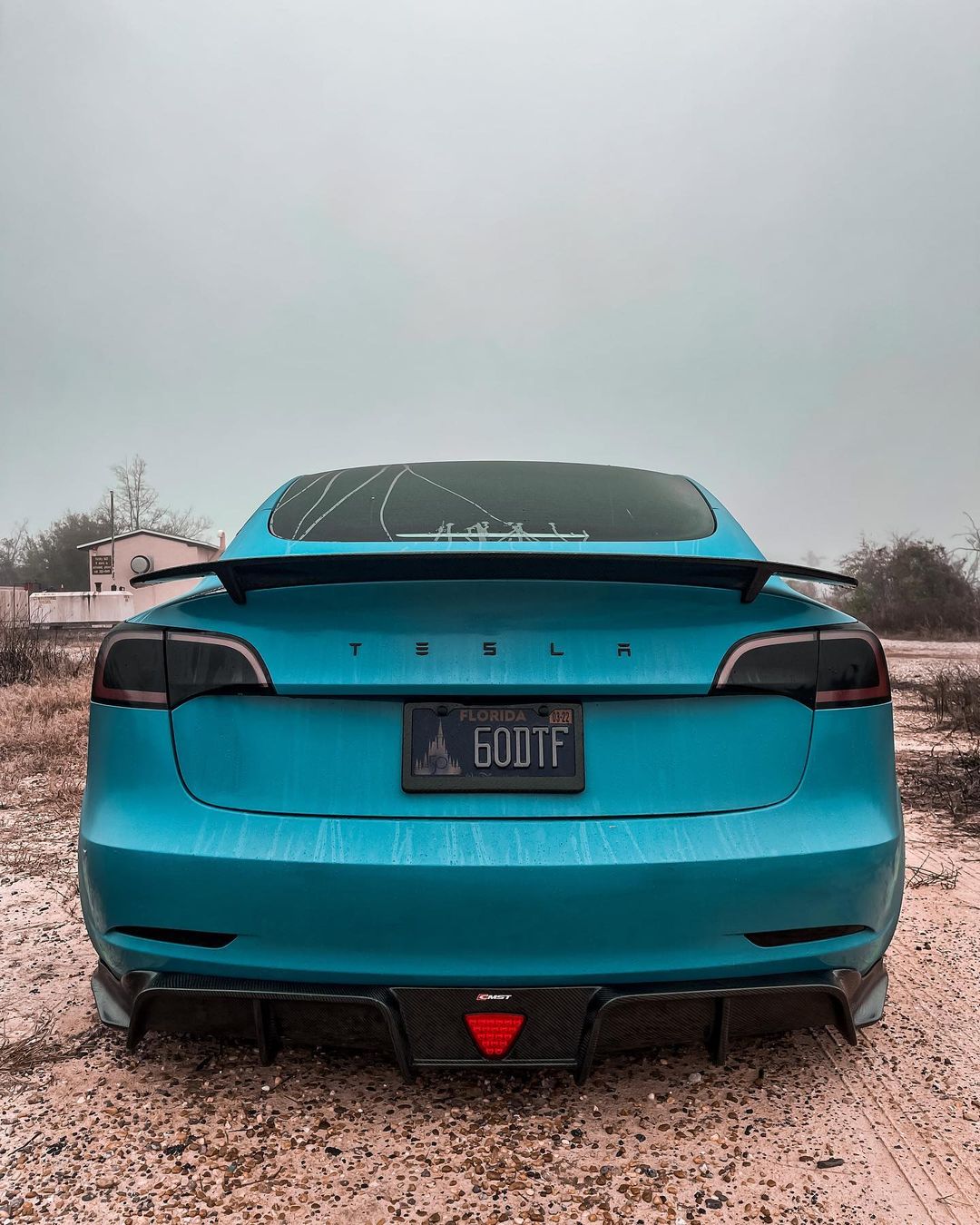 TESERY Tesla Model 3 Carbon Fiber Rear Spoiler Ver.3