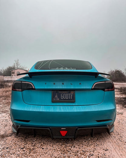 TESERY Tesla Model 3 Carbon Fiber Rear Spoiler Ver.3