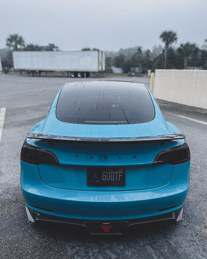 TESERY Tesla Model 3 Carbon Fiber Rear Spoiler Ver.3