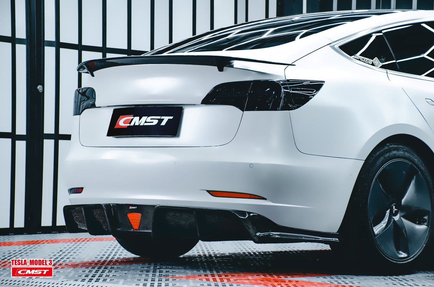 TESERY Tesla Model 3 Carbon Fiber Rear Spoiler Ver.3