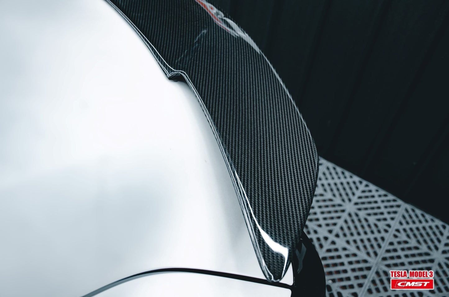 TESERY Tesla Model 3 Carbon Fiber Rear Spoiler Ver.3