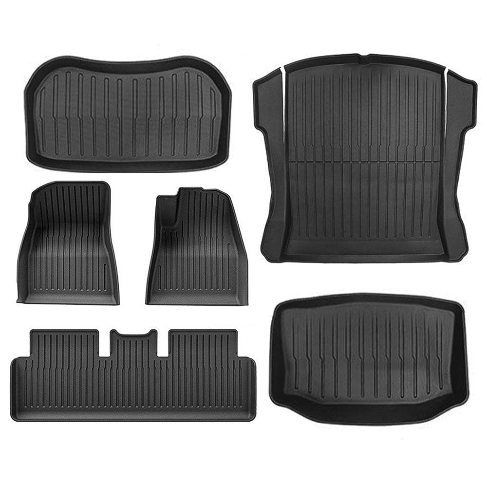 TESERY TPE All Weather Floor Mats for Tesla Model Y & Model 3