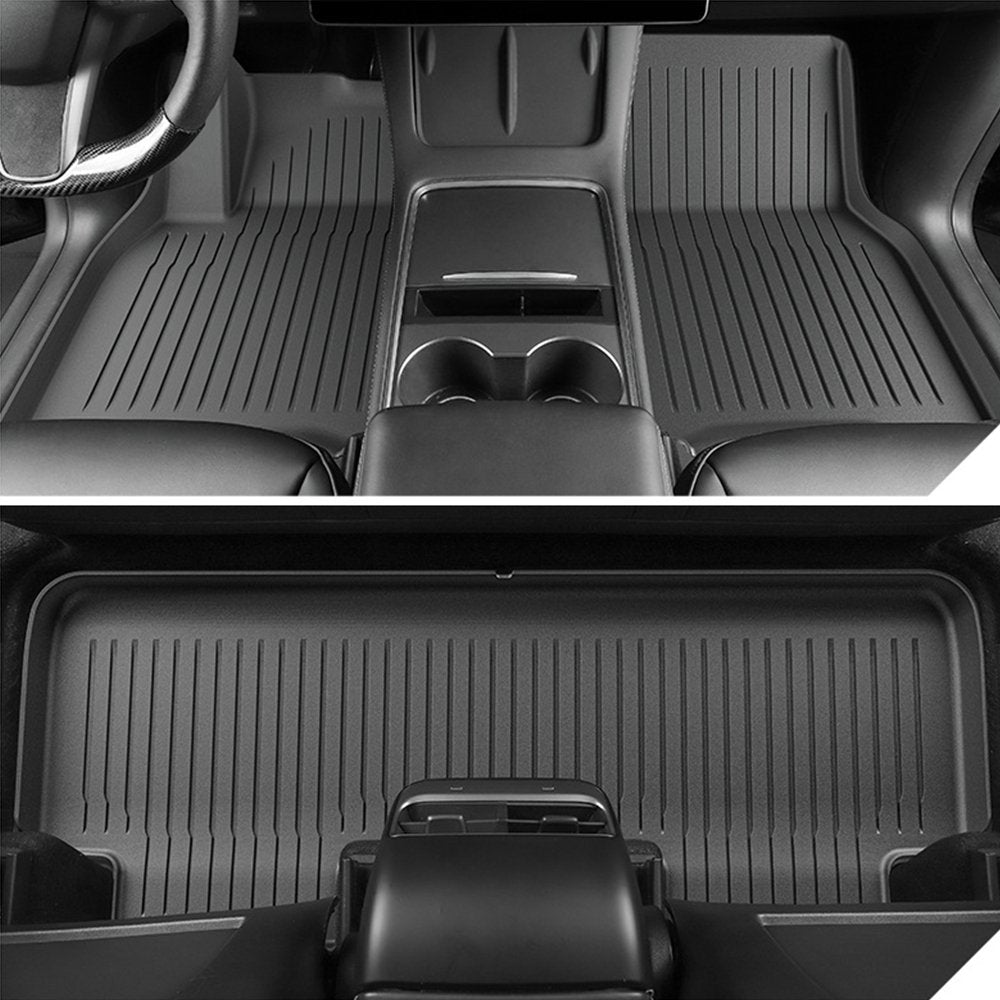 TESERY TPE All Weather Floor Mats for Tesla Model Y & Model 3