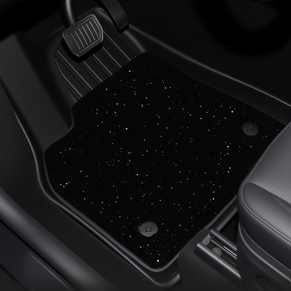 TESERY TPE+Carpet Double Layer Floor Mats for Model Y Juniper
