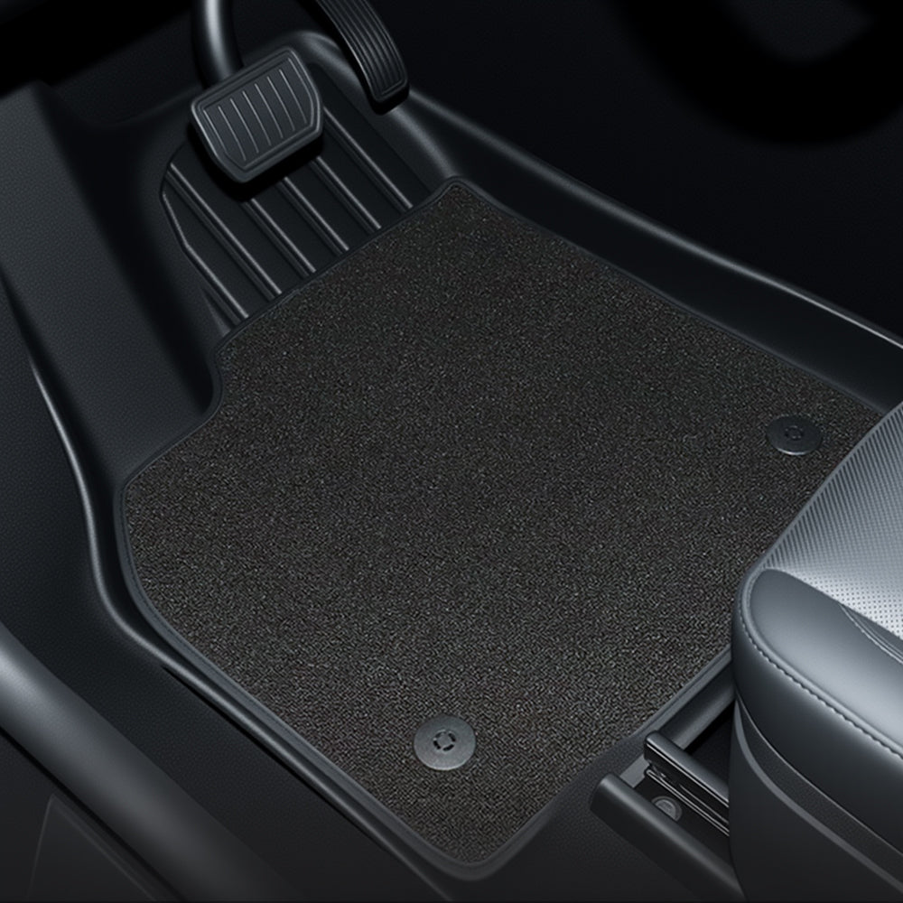 TESERY TPE+Carpet Double Layer Floor Mats for Model Y Juniper