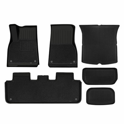 TESERY TPE+Menes Double Layer Floor Mats for Tesla Model 3 & Model Y