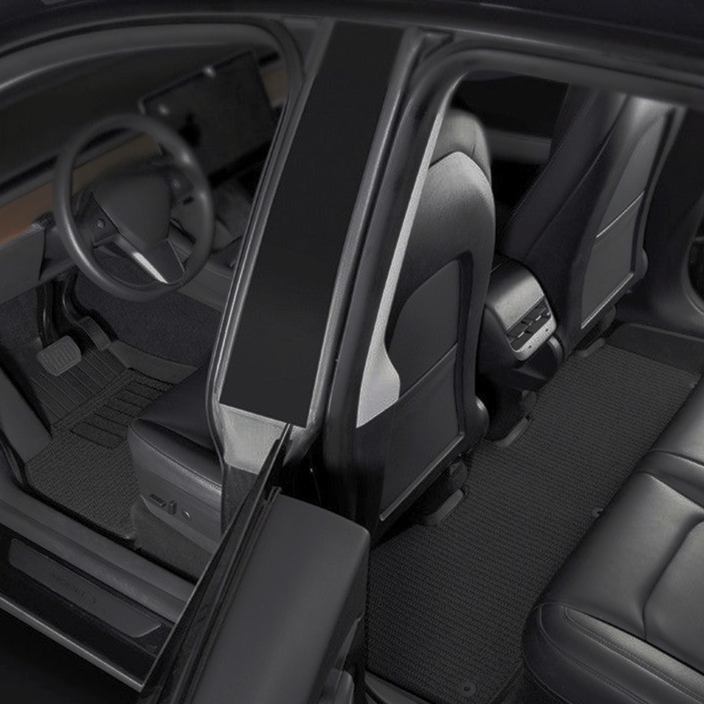 TESERY TPE+Menes Double Layer Floor Mats for Tesla Model 3 & Model Y