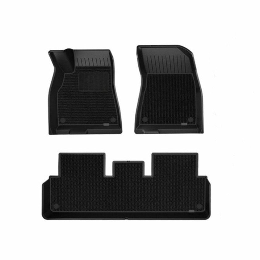 TESERY TPE+Menes Double Layer Floor Mats for Tesla Model 3 & Model Y
