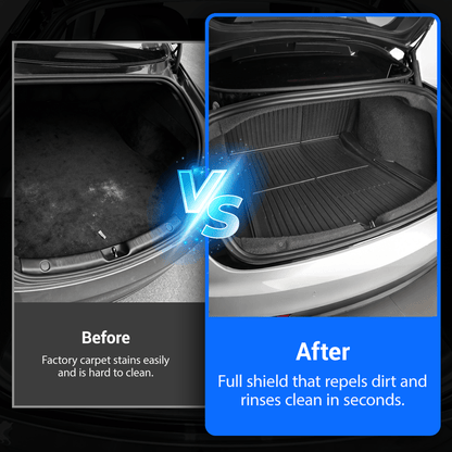 TESERY Trunk Mat With Backrest Mat for Tesla Model 3 Highland